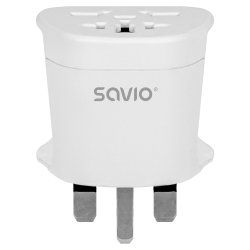 Savio AP-05 adaptateur de puissance & onduleur Intérieure 2500 W Blanc