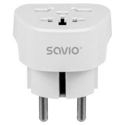 Savio AP-06 adaptateur de puissance & onduleur Universel 3750 W Blanc