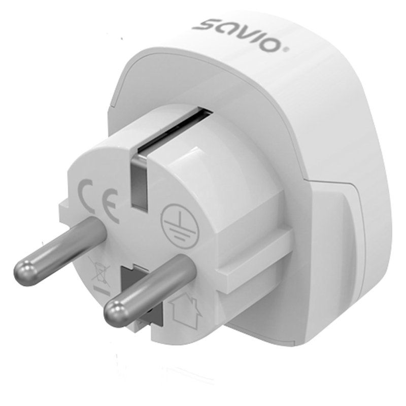 Savio AP-06 adaptateur de puissance & onduleur Universel 3750 W Blanc