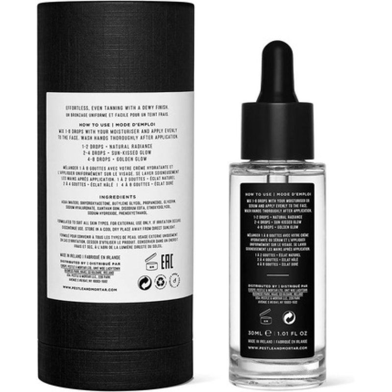 Pestle & Mortar Glow Drops Fake Tan with Hyaluronic Acid 30ml