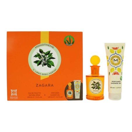Monotheme Il Libro Degli Agrumi Zagara 2 Piece Gift Set Eau De Toilette 100ml And Shower Gel 100ml
