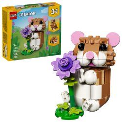 31376 Creator 3-in-1 Niedlicher Hamster mit Blume