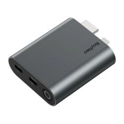 HDMI to USB-C adapter for charging AR RayNeo glasses