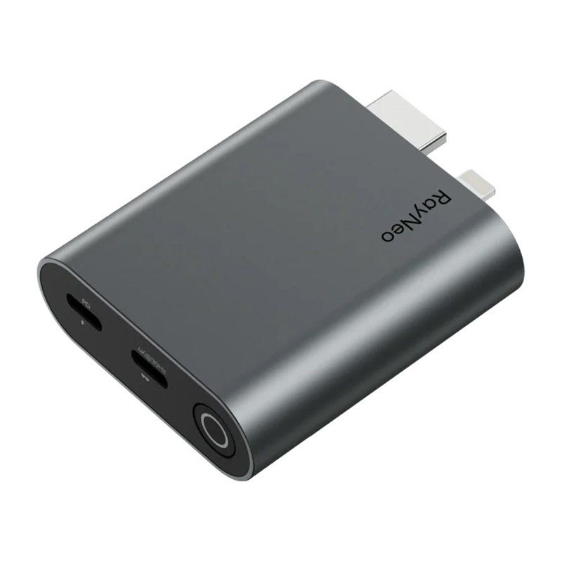 HDMI to USB-C adapter for charging AR RayNeo glasses