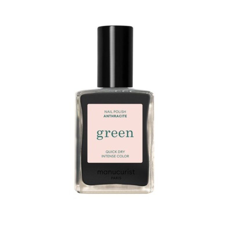Manucurist Green Nail Polish In Anthracite 15ml