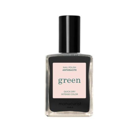 Manucurist Green Nail Polish In Anthracite 15ml