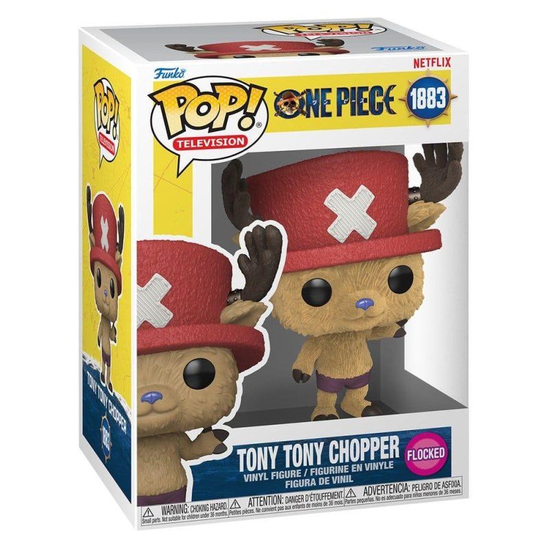 ONE PIECE NETFLIX - POP TV N° 1883 - Chopper (Flocked)