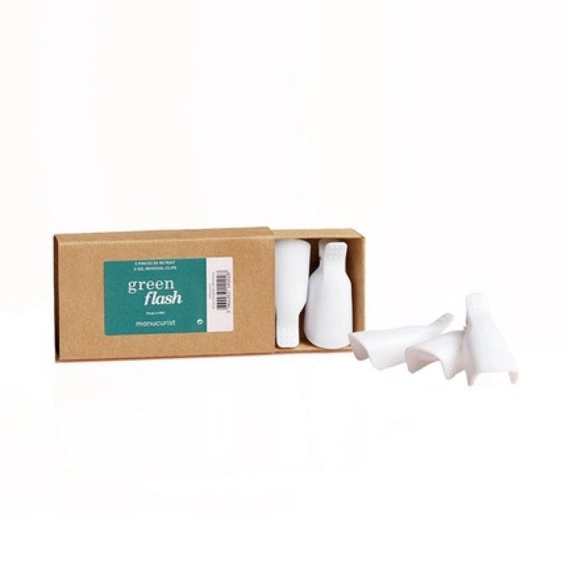 Green Flash Removal Clips 5 Pieces For Nail Polish Removal