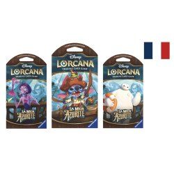 Disney Lorcana JCC : La Mer Azurite - Booster sous blister (1x blister cartonné aléatoire)