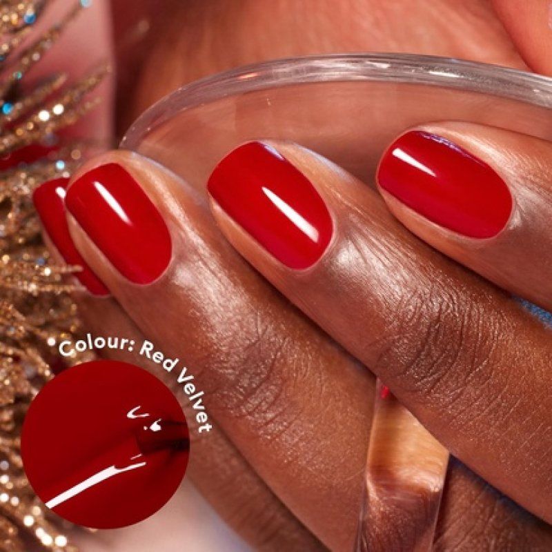 Manucurist Green Nail Polish Red Velvet Deep Velvet Red Classic