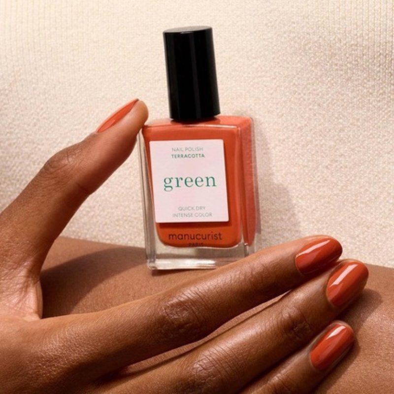 Manucurist Green Nail Polish Terracotta Scorched Red Earth Classic