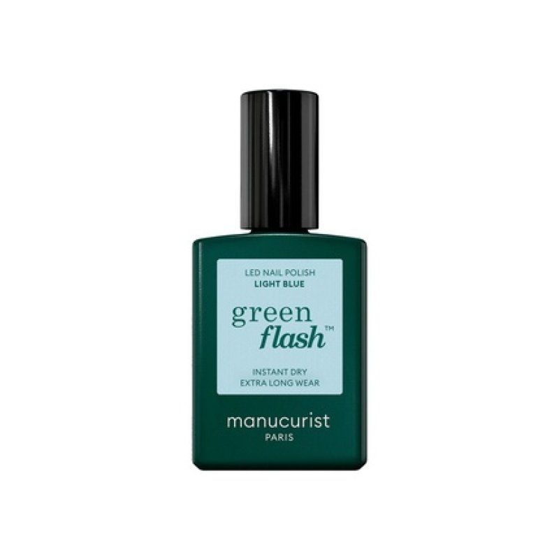 Green Flash Nail Polish Light Blue 15ml