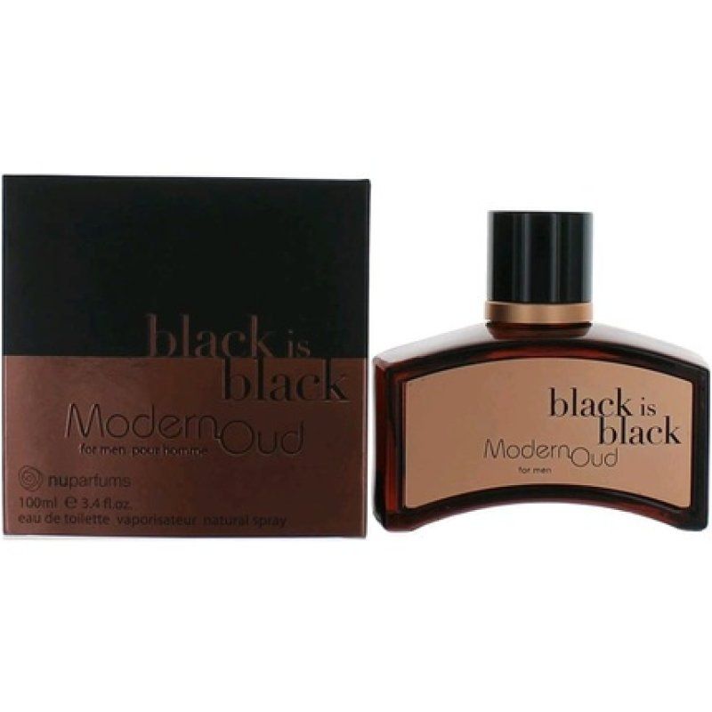 Nuparfums Black is Black Modern Oud For Men 3.4oz EDT Spray