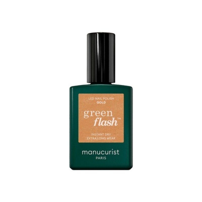 Green Flash Nail Polish Gold 15ml