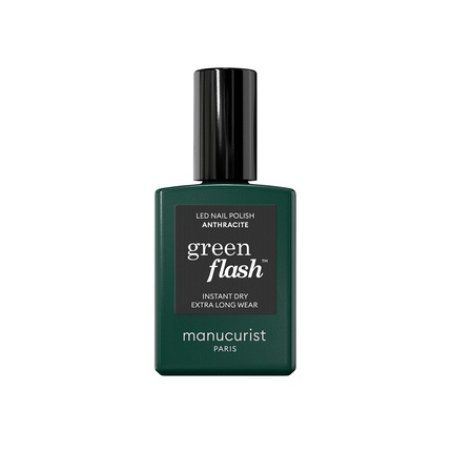 Green Flash Nail Polish Anthracite 15ml