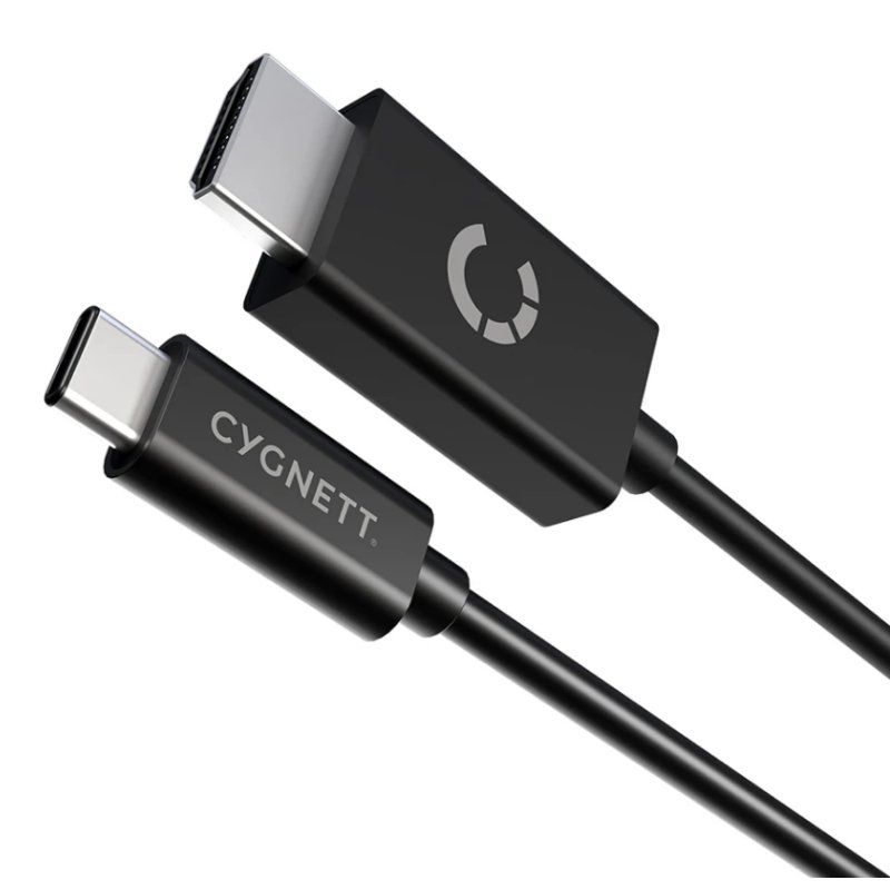 Cygnett CY3305HDMIC câble vidéo et adaptateur 1,8 m USB Type-C HDMI Noir