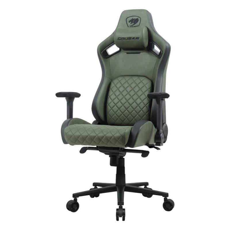 COUGAR DEFENSOR S ARMY GREEN F Universal gaming chair Upholstered seat