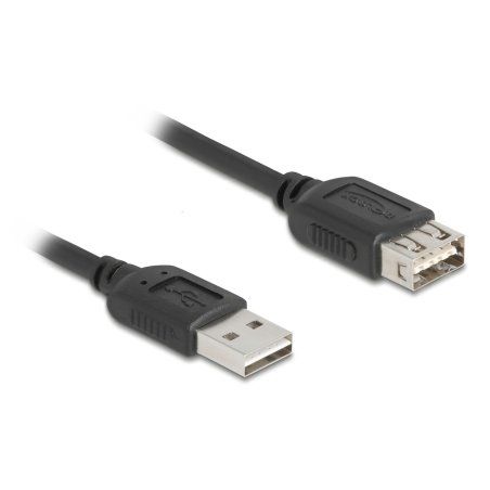 DeLOCK 81510 câble USB USB 2.0 0,2 m USB A Noir