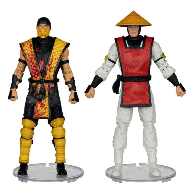 Mortal Kombat Action Figure 2-Pack Scorpion vs. Raiden (Klassics) 18 cm