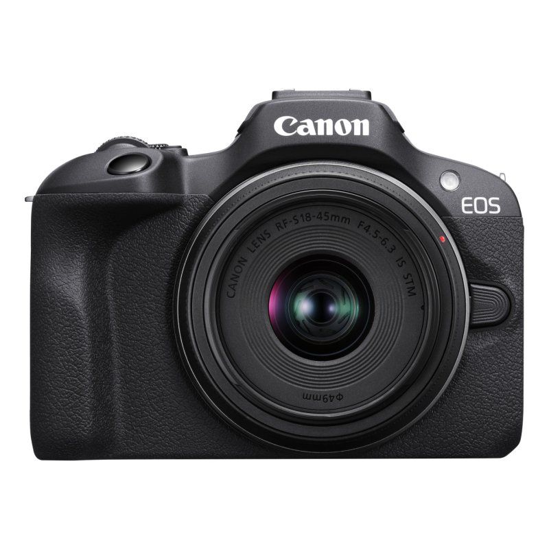 Canon EOS R100 RF-S 18-45mm F4.5-6.3 IS STM Kit MILC 24,1 MP CMOS 6000 x 4000 pixels Noir