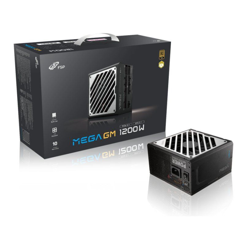 FSP MEGA-1200GM unité d'alimentation d'énergie 1200 W ATX Noir
