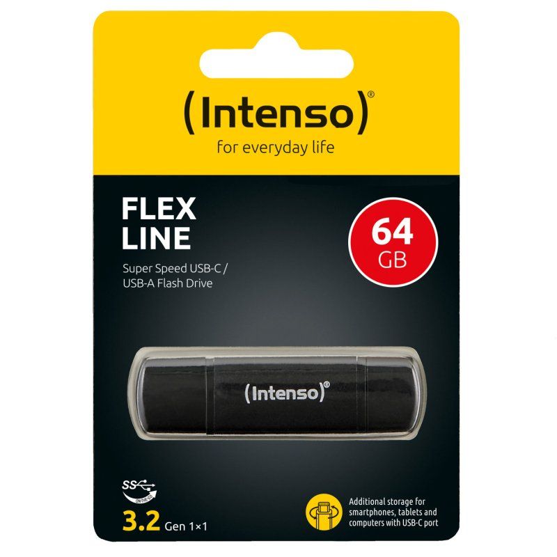 Flex Line 64 GB (schwarz, USB-C und USB-A)