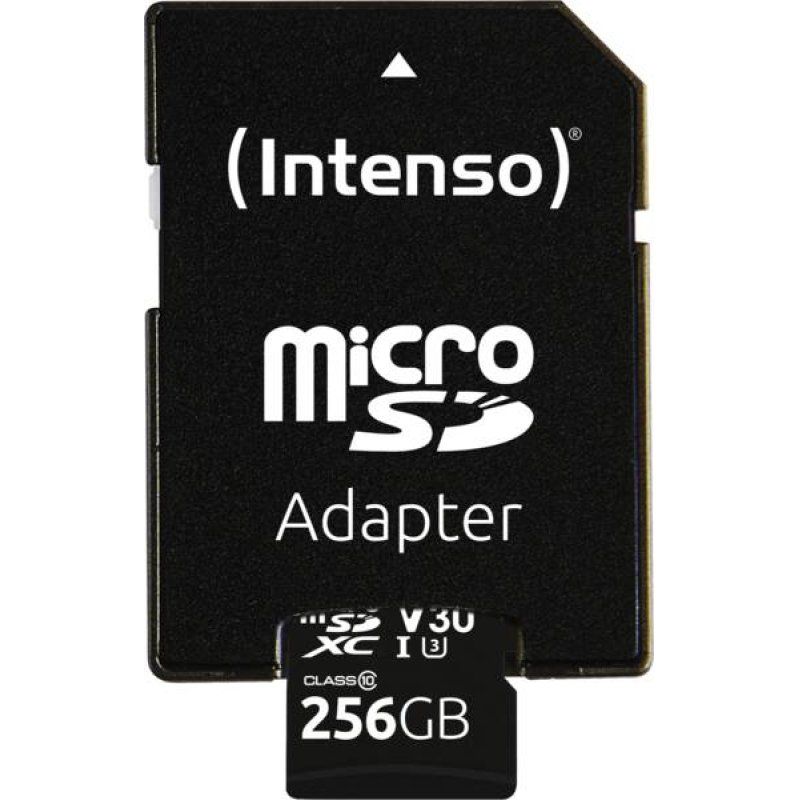 Intenso 3433492 memory card 256 GB MicroSDXC UHS-I Class 10
