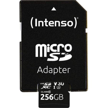 Intenso 3433492 memory card 256 GB MicroSDXC UHS-I Class 10