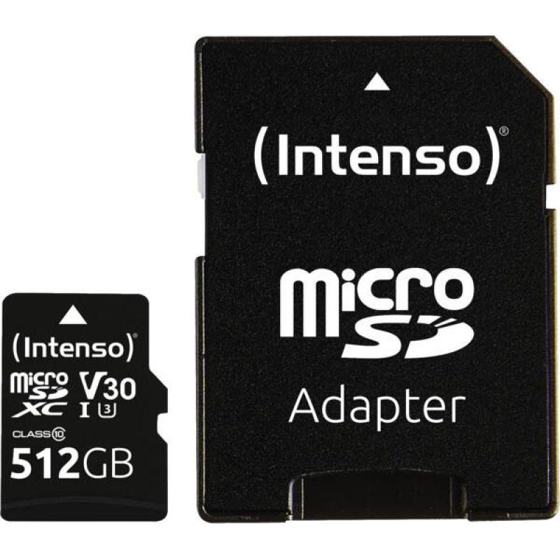 Intenso 3433493 mémoire flash 512 Go MicroSDXC UHS-I Classe 10