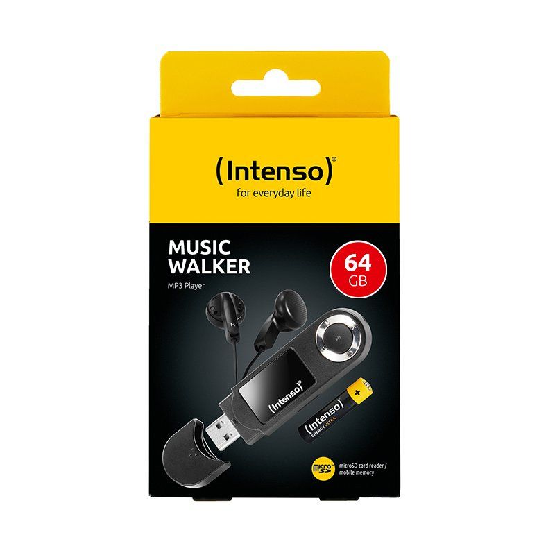 Intenso Lecteur MP3 Music Walker 64 Go noir