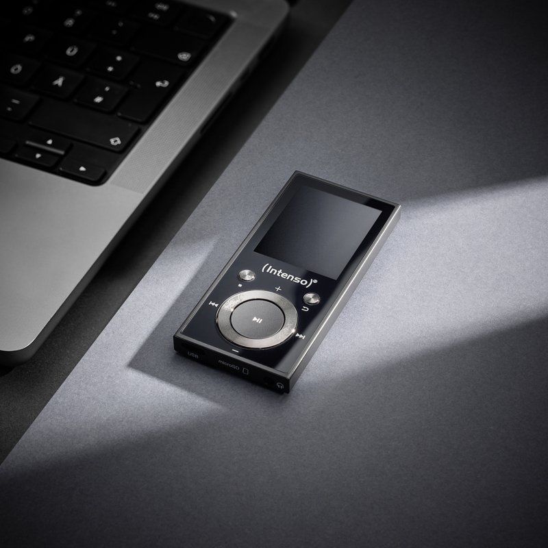 Intenso Video Scooter BT MP3 Player 64 GB – Bluetooth 5.0, 1.8" LCD Display, USB-C, microSD Card Reader, 18 hrs