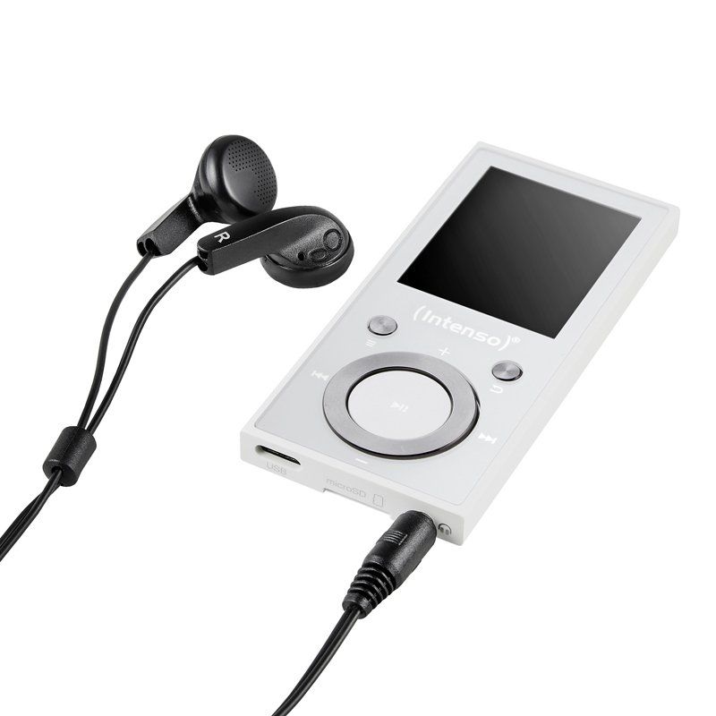 Intenso Lecteur MP3 Vidéo Scooter BT 64 Go – Bluetooth 5.0, écran LCD 1,8", USB-C, lecteur de carte microSD,