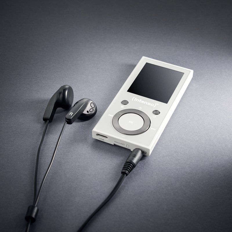 Intenso Video Scooter BT MP3 Player 64 GB – Bluetooth 5.0, 1.8" LCD Display, USB-C, microSD Card Reader, 18 hrs