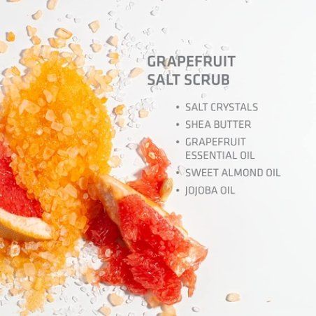STENDERS Grapefruit Salt Body Scrub for Women 300g - with Shea Butter and Jojoba Oil