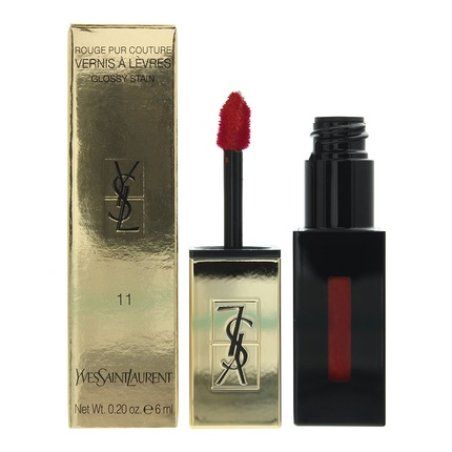 Yves Saint Laurent Rouge Pur Couture 11 Rouge Gouache Glossy Stain 6ml For Women