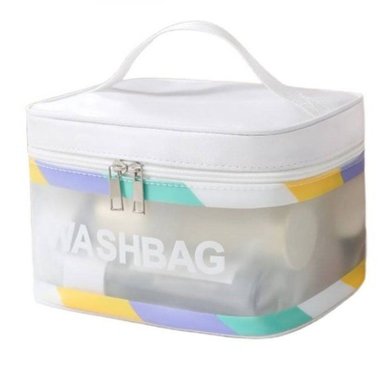 Ecarla Washbag White Stylish And Functional Travel Accessory