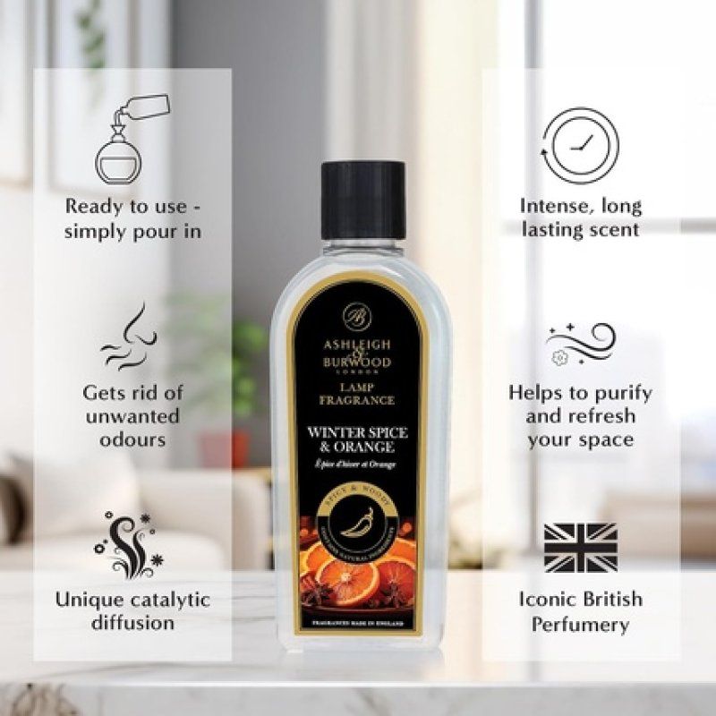 Ashleigh & Burwood Winter Spice & Orange Lamp Fragrance 500ml