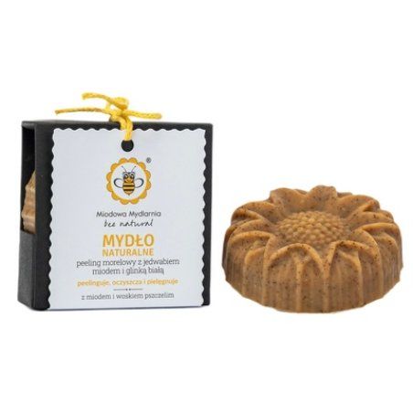 Honey Soap Factory Honey Soap With Beeswax Apricot Peeling 85g