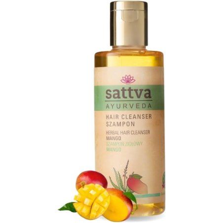 Sattva Ayurveda Hair Shampoo Mango 210ml Herbal Natural Moisturizing