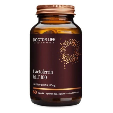 Doctor Life Lactoferrin Blf100 Lactoferrin 100mg Dietary Supplement 60 Capsules