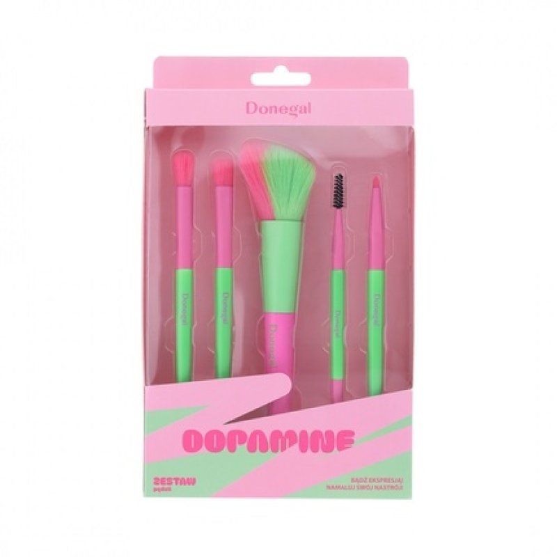 Dopamine Makeup Brush Set 5 Pieces