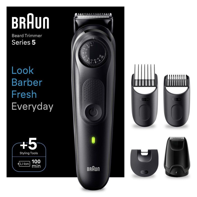 Braun BeardTrimmer 5 80708197 beard trimmer Battery 40 2 cm Black