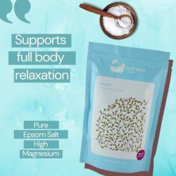 Eco Bath London Plain Epsom Salt Bath Soak 1kg
