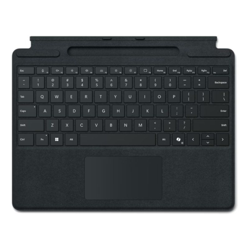 Surface Pro Keyboard [DE] Schwarz mit Pen Storage/mit Copilot Button ohne Pen dabei/nur solange der Vorrat reicht
