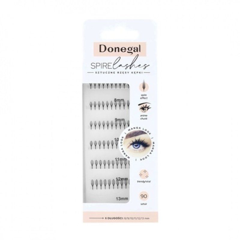 Donegal Spire Lashes Artificial Eyelash Clusters 90 Pieces