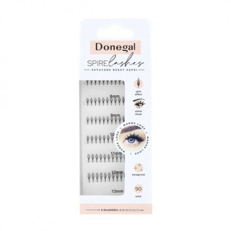 Donegal Spire Lashes Artificial Eyelash Clusters 90 Pieces