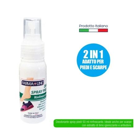 Farmaline Foot Spray 50ml Odorless Body Care
