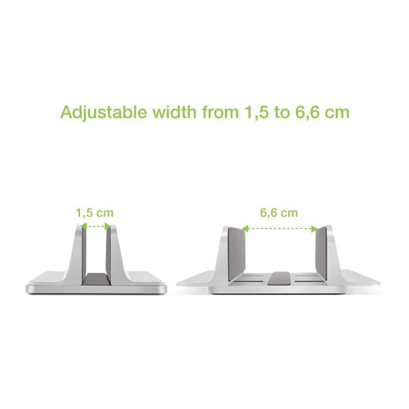 Techly ICA-TBL 010 Support de livres Supports de Laptop Argent 43,2 cm (17")