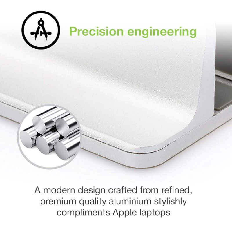 Techly Vertical Aluminum Notebook Stand