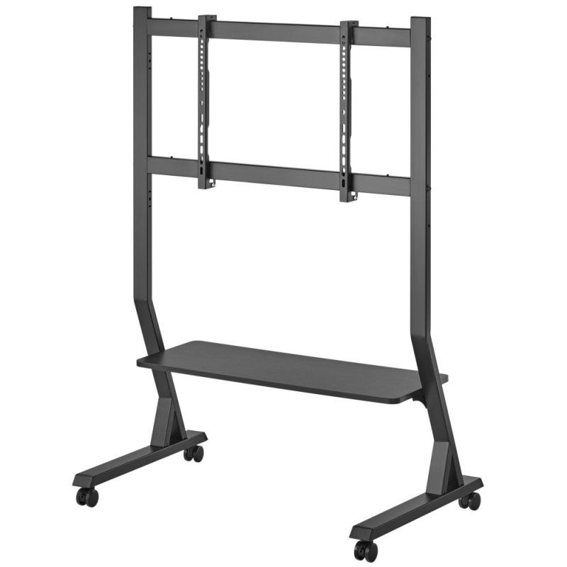 Techly Floor Stand with Shelf for 45-90" LCD/LED/Plasma TV